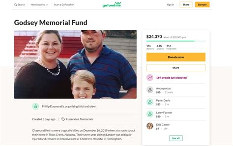 go fund me memorials